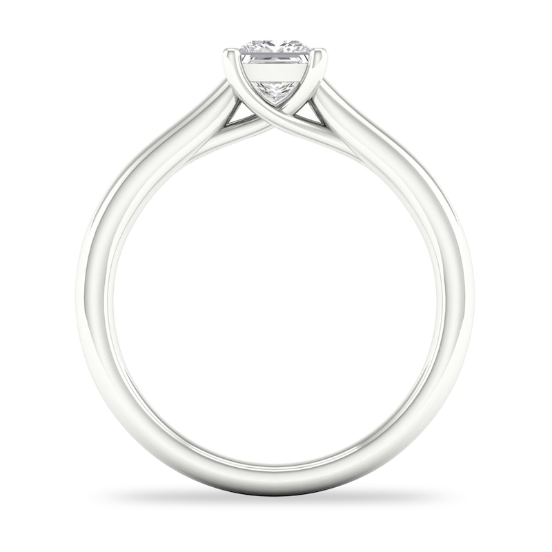 Diamond Solitaire Ring 1/2 ct tw Princess-cut 14K White Gold (SI2/I)