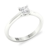 Thumbnail Image 3 of Diamond Solitaire Ring 1/2 ct tw Princess-cut 14K White Gold (SI2/I)