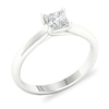 Thumbnail Image 3 of Diamond Solitaire Ring 3/4 ct tw Princess-cut 14K White Gold (SI2/I)