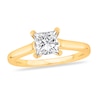 Thumbnail Image 0 of Diamond Solitaire Engagement Ring 3 ct tw Princess-cut 14K Yellow Gold (I2/I)