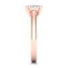 Thumbnail Image 2 of Diamond Solitaire Ring 1-1/4 ct tw Princess-cut 14K Rose Gold (I1/I)