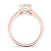 Thumbnail Image 3 of Diamond Solitaire Ring 1-1/4 ct tw Princess-cut 14K Rose Gold (I1/I)