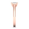 Thumbnail Image 2 of Diamond Solitaire Ring 1-1/4 ct tw Princess-cut 14K Rose Gold (SI2/I)