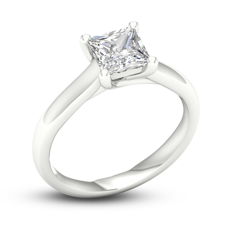 Main Image 2 of Diamond Solitaire Ring 1-1/2 ct tw Princess-cut Platinum (SI2/I)