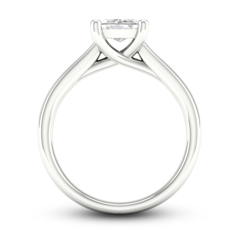 Main Image 3 of Diamond Solitaire Ring 1-1/2 ct tw Princess-cut Platinum (SI2/I)