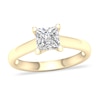 Thumbnail Image 1 of Diamond Solitaire Ring 1-1/4 ct tw Princess-cut 14K Yellow Gold (I1/I)