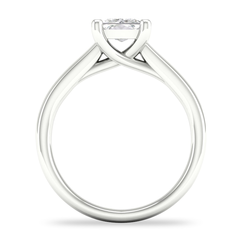 Diamond Solitaire Ring 1-1/4 ct tw Princess-cut Platinum (I1/I)