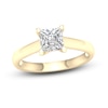 Thumbnail Image 1 of Diamond Solitaire Ring 1-1/4 ct tw Princess-cut 14K Yellow Gold (SI2/I)