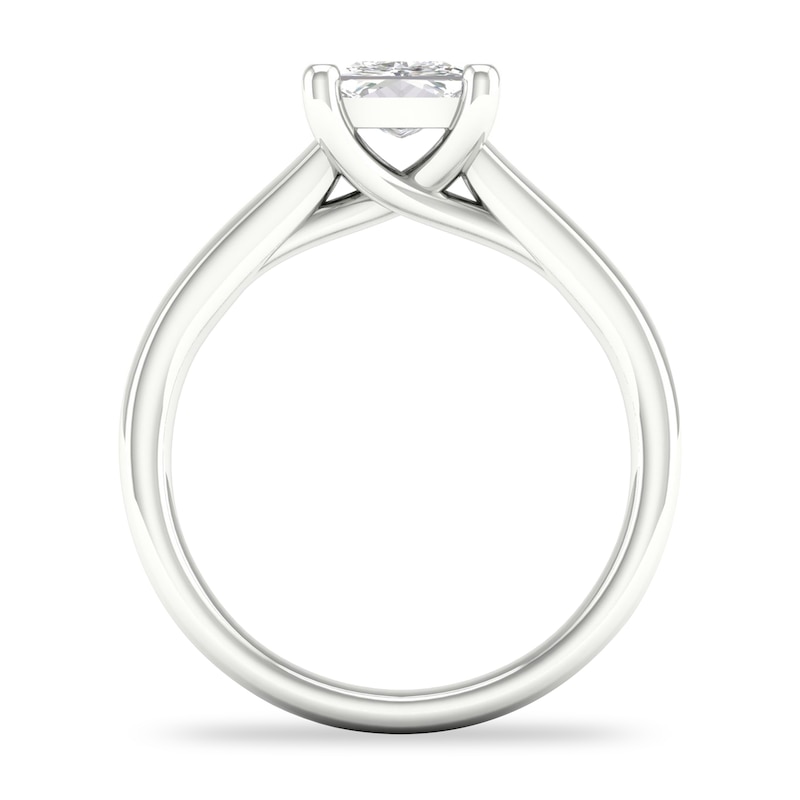 Main Image 3 of Diamond Solitaire Ring 1-1/4 ct tw Princess-cut Platinum (SI2/I)