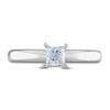 Thumbnail Image 2 of Diamond Solitaire Ring 1/2 ct tw Princess 14K White Gold (I2/I)