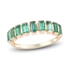 Thumbnail Image 0 of Natural Emerald Anniversary Ring 14K Yellow Gold