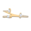 Thumbnail Image 2 of Diamond Ring 1/4 ct tw Round/Marquise 10K Yellow Gold