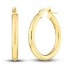 Thumbnail Image 1 of Polished Hoop Earrings 14K Yellow Gold 25mm