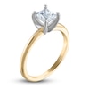 Thumbnail Image 1 of Diamond Solitaire Ring 1 ct tw Princess 14K Yellow Gold (I2/I)