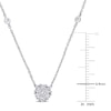 Thumbnail Image 3 of Diamond Necklace 1/3 ct tw Round 14K White Gold 16&quot;