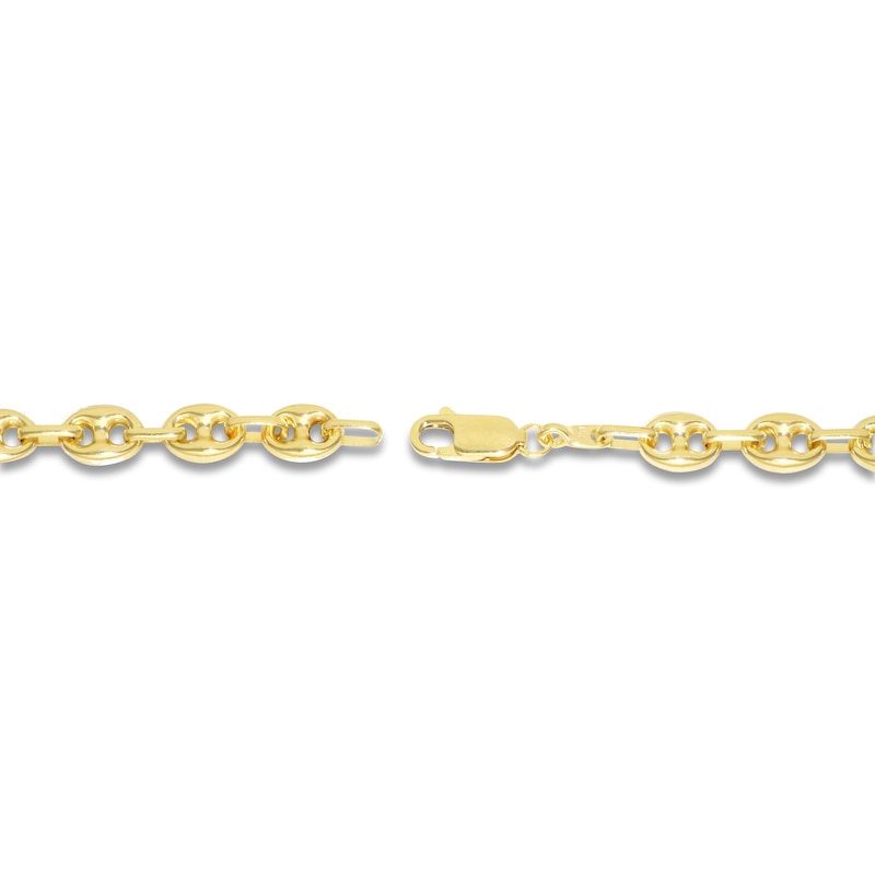 Main Image 2 of Italia D'Oro Hollow Puffy Mariner Link Bracelet 14K Yellow Gold 8&quot;