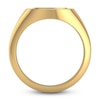 Thumbnail Image 1 of Diamond Signet Ring 1/20 ct tw Round 14K Yellow Gold