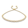 Thumbnail Image 1 of Lab-Created Diamond Line Bolo Bracelet 2 ct tw 14K Yellow Gold