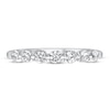 Thumbnail Image 3 of Diamond Anniversary Ring 1/2 ct tw Round 14K White Gold