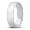 Thumbnail Image 2 of Men's Flat Wedding Band 14K White Gold 6.0mm