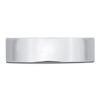 Thumbnail Image 3 of Men's Flat Wedding Band 14K White Gold 6.0mm