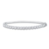 Thumbnail Image 1 of Diamond Bangle Bracelet 3-5/8 ct tw Round 14K White Gold