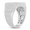 Thumbnail Image 2 of Men's Lab-Created Diamond Ring 2-3/4 ct tw Round 14K White Gold