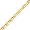 Thumbnail Image 2 of Solid Cuban Link Chain Bracelet 18K Yellow Gold 8.5" 5.94mm