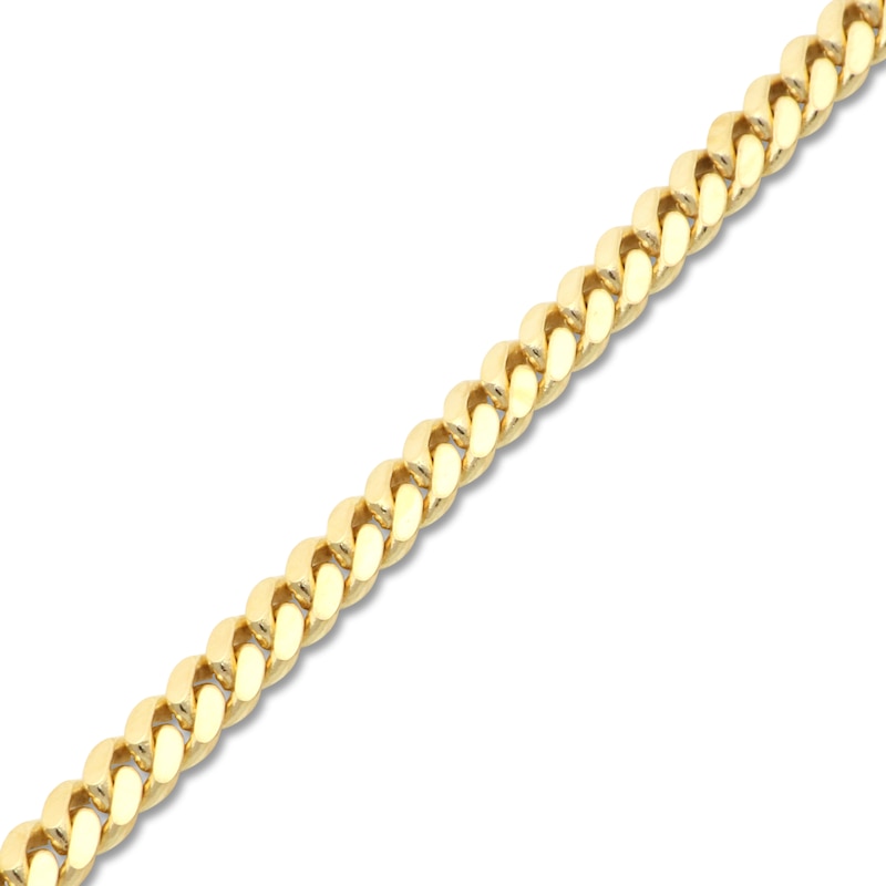 Miami Cuban Chain Bracelet Real 18k Yellow Gold, 18k Yellow Gold