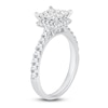 Thumbnail Image 2 of Princess & Round Cut Diamond Engagement Ring 1 ct tw 14K White Gold