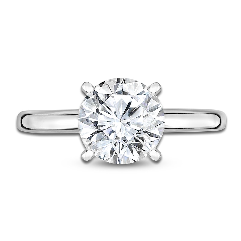 Main Image 3 of Diamond Solitaire Ring 2 ct tw 14K White Gold (I/I2)