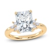 Thumbnail Image 1 of Radiant-Cut Lab-Created Diamond Engagement Ring 3-1/6 ct tw 14K Yellow Gold