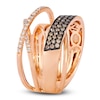 Thumbnail Image 3 of Le Vian Diamond Multi-Row Crossover Ring 5/8 ct tw 14K Strawberry Gold