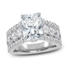 Thumbnail Image 1 of Radiant-Cut Lab-Created Diamond Engagement Ring 3-3/4 ct tw 14K White Gold