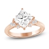 Thumbnail Image 1 of Princess-Cut Lab-Created Diamond Engagement Ring 2-1/6 ct tw 14K Rose Gold