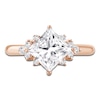 Thumbnail Image 3 of Princess-Cut Lab-Created Diamond Engagement Ring 2-1/6 ct tw 14K Rose Gold