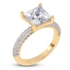 Thumbnail Image 2 of Princess-Cut Lab-Created Diamond Engagement Ring 2-1/2 ct tw 14K Yellow Gold