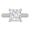 Thumbnail Image 3 of Princess-Cut Lab-Created Diamond Engagement Ring 2-1/2 ct tw 14K Yellow Gold