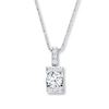 Thumbnail Image 1 of Diamond Necklace 1/3 ct tw Round-cut 10K White Gold