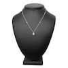 Thumbnail Image 4 of Diamond Teardrop Necklace 5/8 ct tw Round 14K White Gold