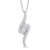 Thumbnail Image 0 of Ever Us Two-Stone Diamond Pendant Necklace 1 1/2 ct tw 14K White Gold