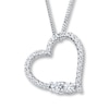 Thumbnail Image 1 of Ever Us Necklace 1 ct tw Diamonds 14K White Gold