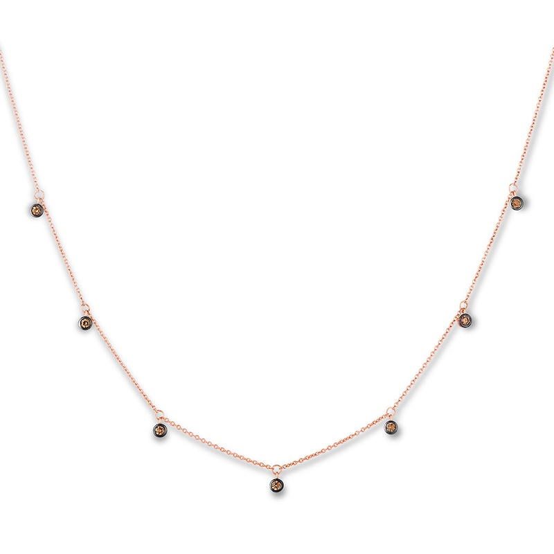 Le Vian Chocolate Diamonds Necklace 1/4 ct tw 14K Gold