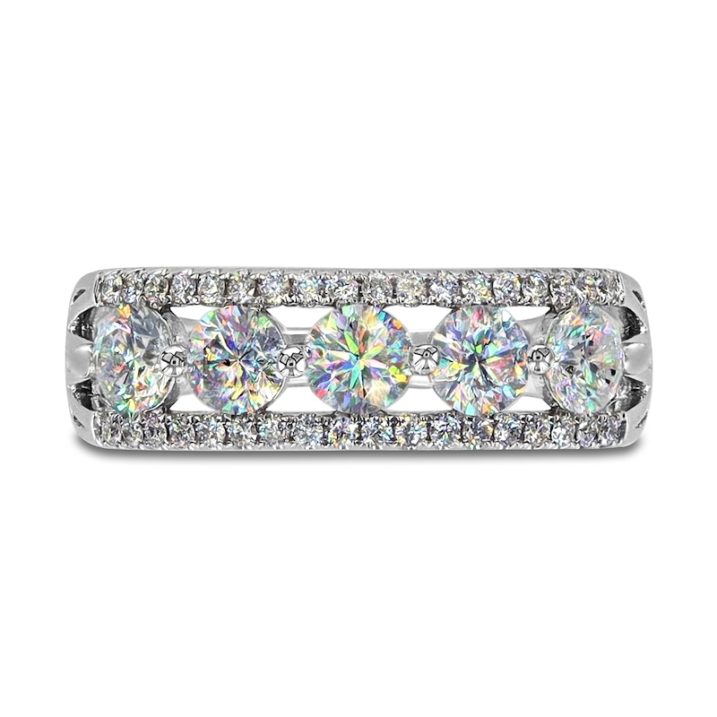 Main Image 4 of THE LEO First Light Diamond Ring 1-1/2 ct tw Round 14K White Gold