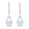 Thumbnail Image 3 of THE LEO First Light Diamond Drop Earrings 1-1/8 ct tw 14K White Gold