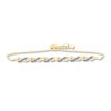 Thumbnail Image 1 of Diamond Infinity Bracelet 1/6 ct tw Round 10K Yellow Gold