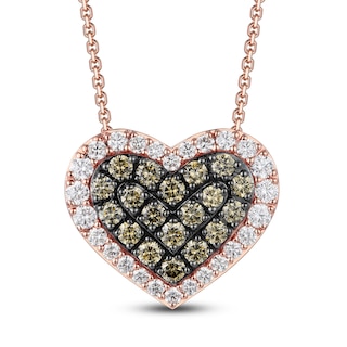 Le Vian Diamond Heart Necklace 001-165-00803 - Lumina Gem