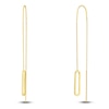 Thumbnail Image 2 of Paper Clip Threader Earrings 14K Yellow Gold