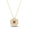 Thumbnail Image 1 of Le Vian Diamond Pendant Necklace 5/8 ct tw Round 14K Honey Gold 19&quot;