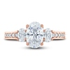 Thumbnail Image 3 of Vera Wang WISH Diamond Engagement Ring 2-1/4 ct tw Oval/Round 18K Rose Gold